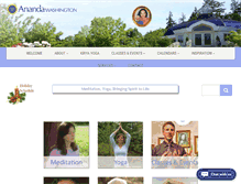 Tablet Screenshot of anandawashington.org